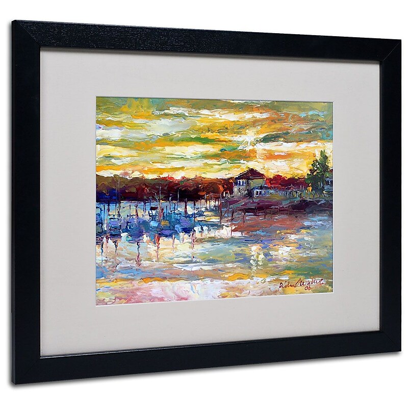 Trademark Fine Art 16" x 20" Acrylic Saco 10, Black image 1