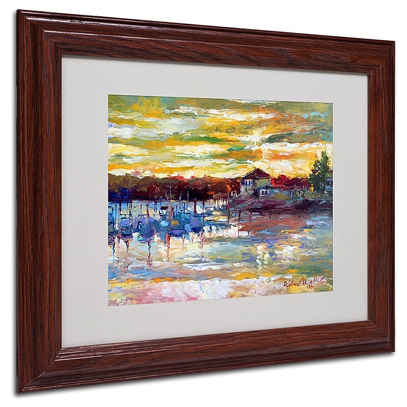 Trademark Fine Art 11" x 14" Acrylic Saco 10, Wood Frame image 1