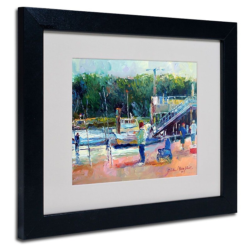 Trademark Fine Art 11" x 14" Acrylic Saco, Black Frame image 1