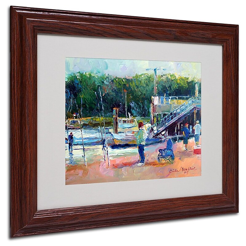 Trademark Fine Art 11" x 14" Acrylic Saco, Dark Frame image 1