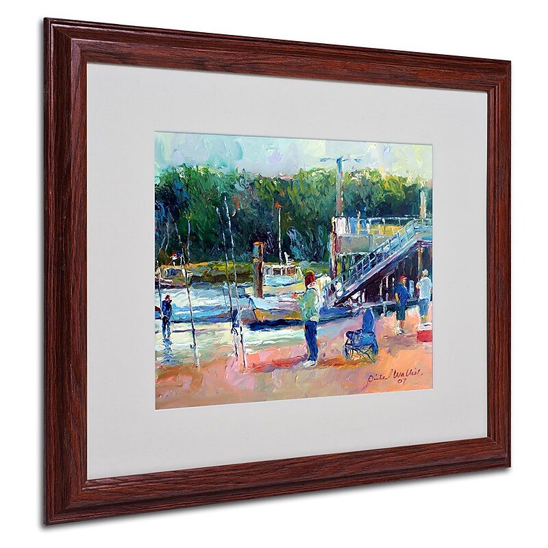 Trademark Fine Art 16" x 20" Acrylic Saco, Dark Wood image 1