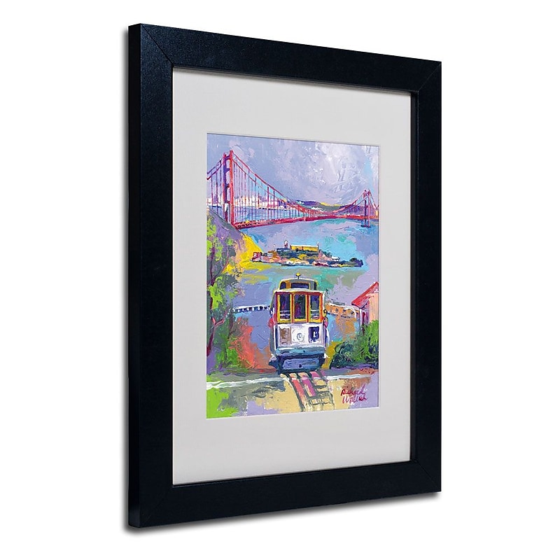 Trademark Fine Art 14" x 11" Acrylic San Francisco 2 , Black image 1