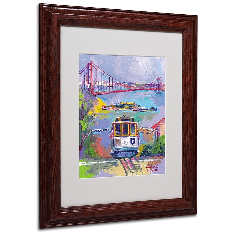 Trademark Fine Art 14" x 11" Acrylic San Francisco 2 , Wood image 1