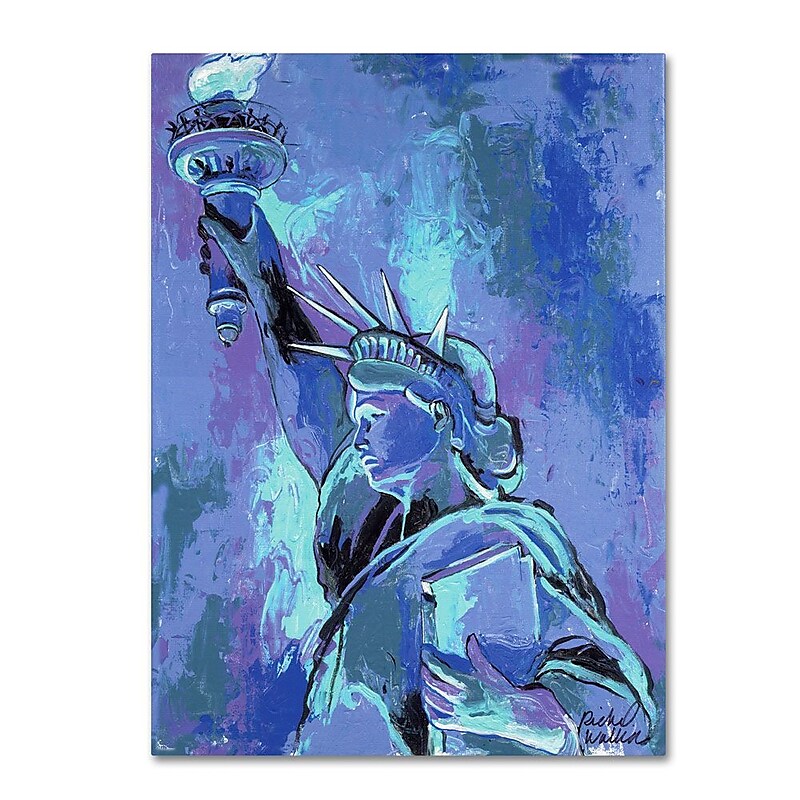 Trademark Fine Art 47" x 35" Wooden Frame Statue of Liberty 2 image 1