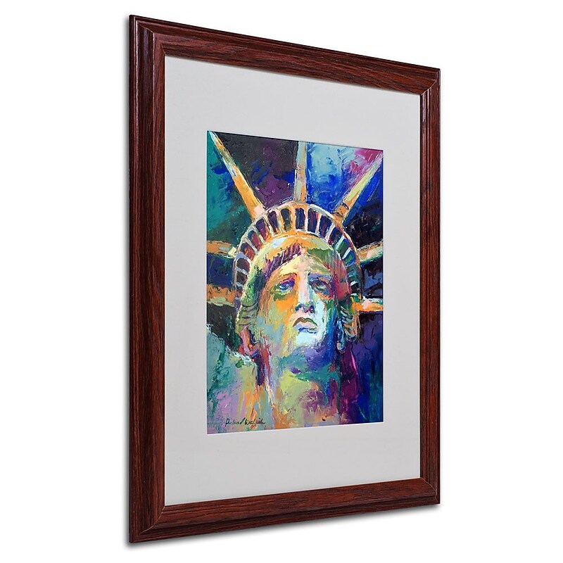 Trademark Fine Art 16" x 20" Acrylic Statue, Wood image 1