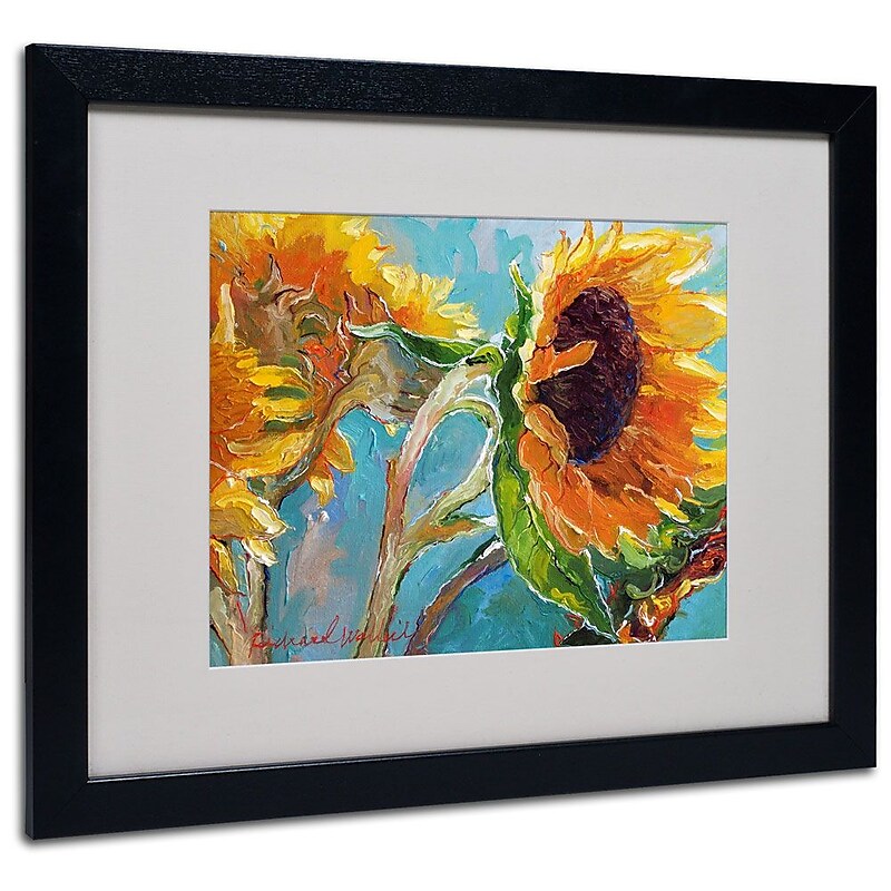 Trademark Fine Art 16" x 20" Acrylic Sun 11, Black image 1