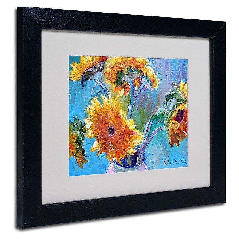 Trademark Fine Art 11" x 14" Acrylic Sun 5, Black Frame image 1