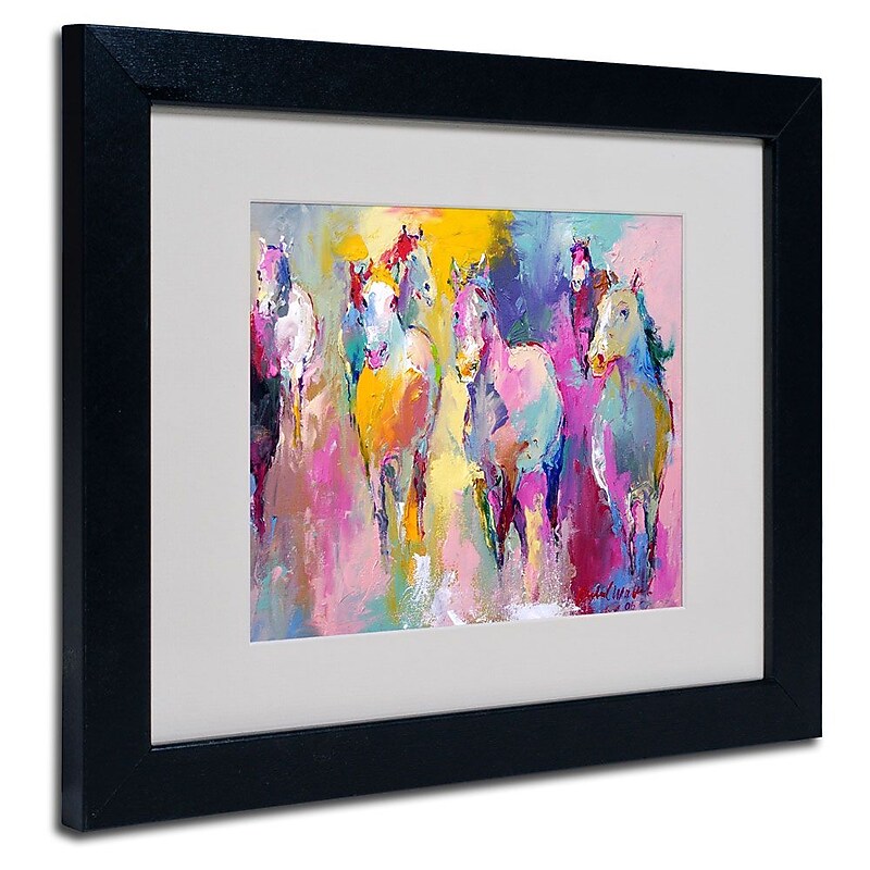 Trademark Fine Art 11" x 14" Acrylic Wild, Black image 1