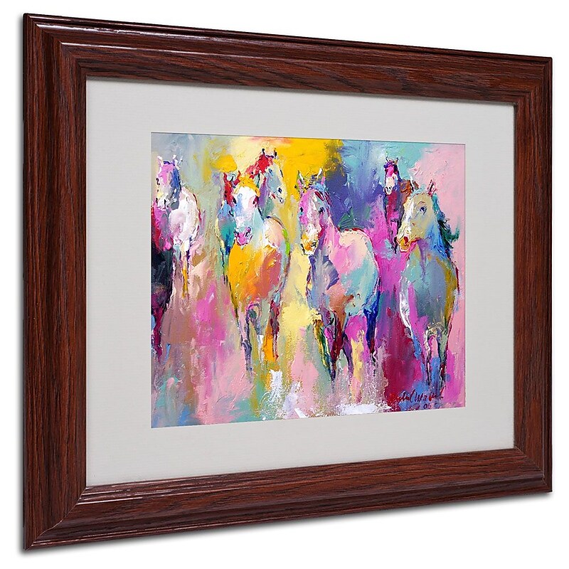Trademark Fine Art 11" x 14" Acrylic Wild, Wood image 1