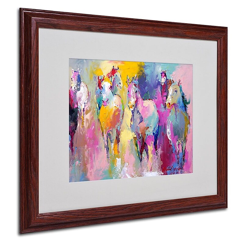 Trademark Fine Art 16" x 20" Acrylic Wild, Wood Frame image 1
