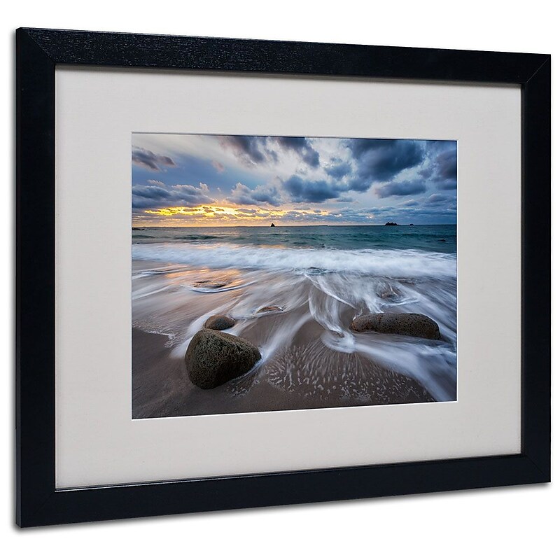 Trademark Fine Art 16" x 20" Canvas The Song of Water, Black Frame image 1