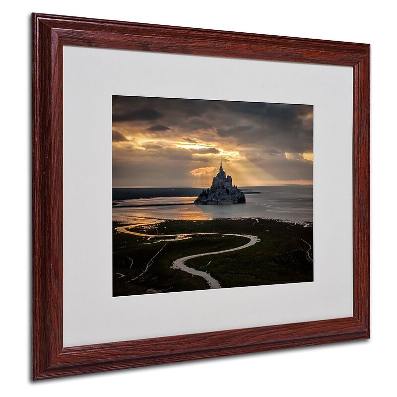 Trademark Fine Art 16" x 20" Acrylic Welcome to The Hell, Wood Frame image 1