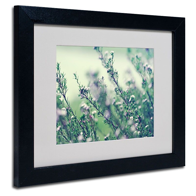 Trademark Fine Art 11" x 14" Acrylic Memories of Summer, Black Frame image 1