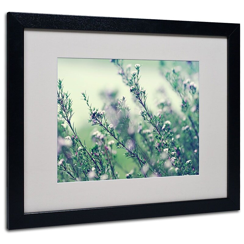 Trademark Fine Art 16" x 20" Acrylic Memories of Summer, Black Frame image 1