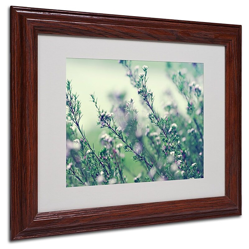 Trademark Fine Art 11" x 14" Acrylic Memories of Summer, Wood Frame image 1