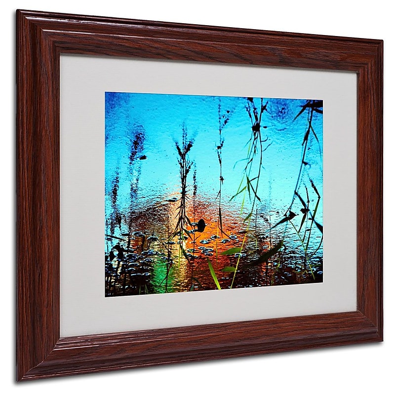 Trademark Fine Art 11" x 14" Acrylic Painted by Nature, Wood Frame image 1