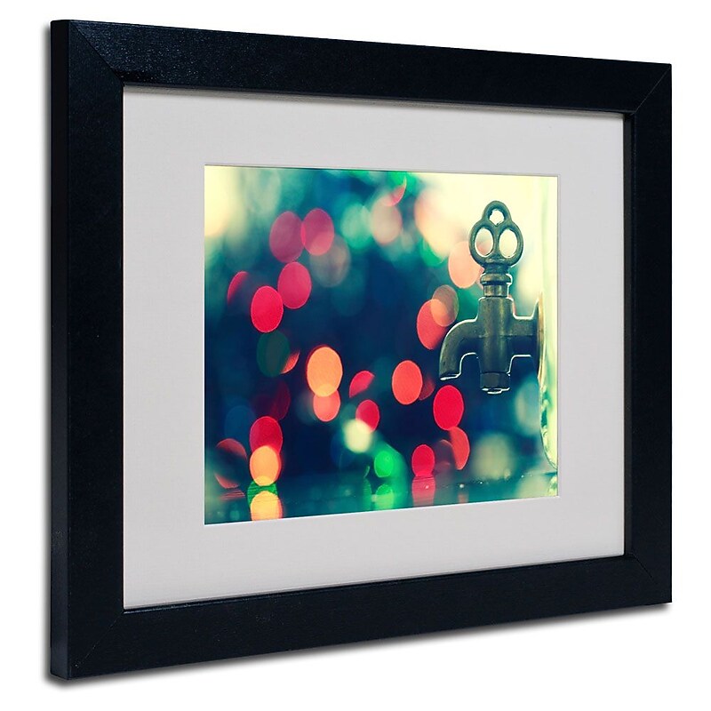 Trademark Fine Art 11" x 14" Acrylic The Magic is On, Black Frame image 1