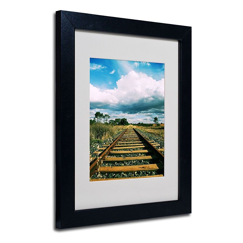 Trademark Fine Art 14" x 11" Acrylic The Journey Ends, Black Frame image 1
