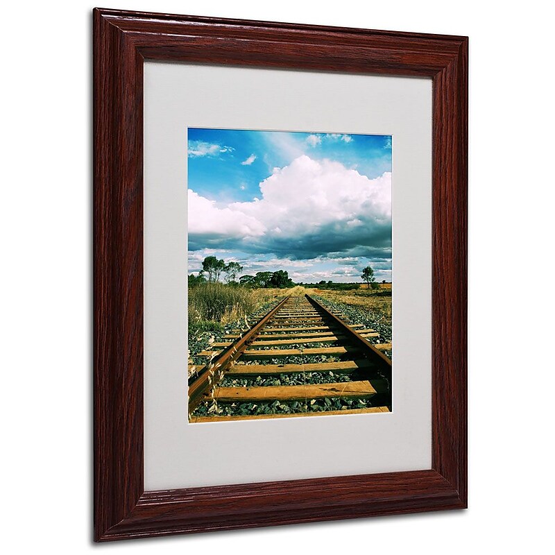 Trademark Fine Art 14" x 11" Acrylic The Journey Ends, Wood Frame image 1