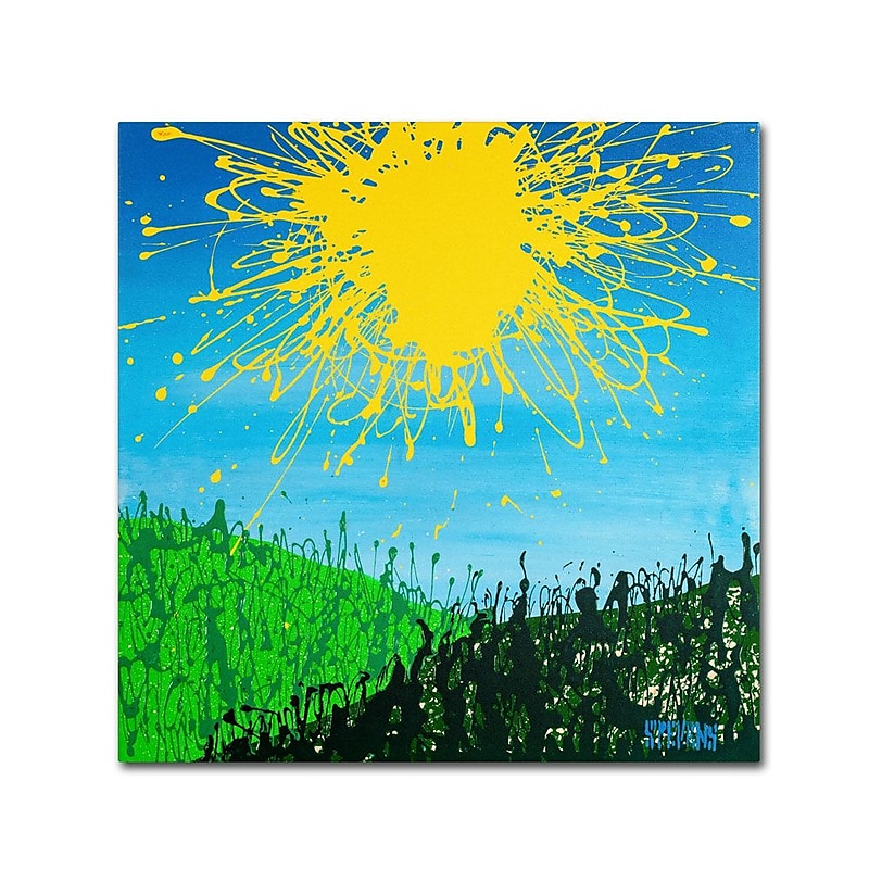 Trademark Fine Art 14" x 14" Wooden Frame Sun Valley image 1