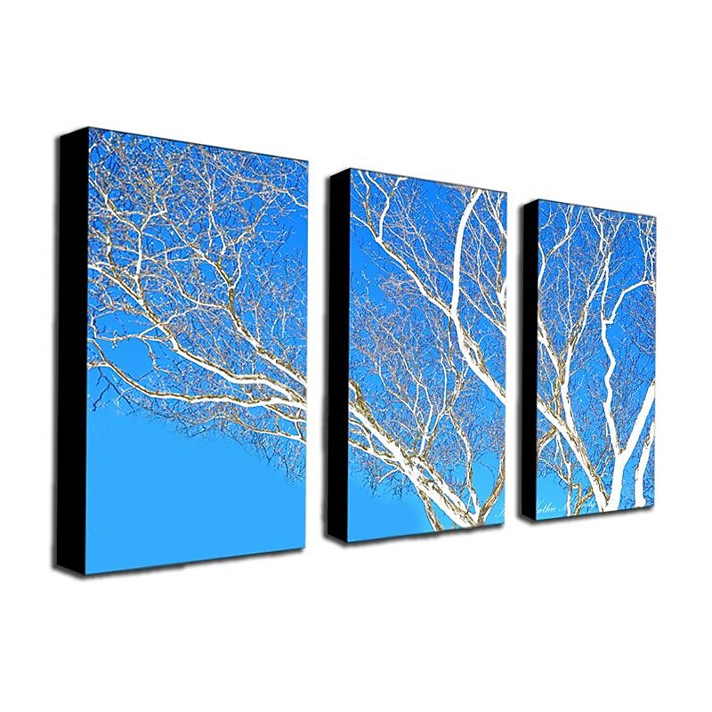 Trademark Fine Art18x32 Wooden Frame Gallery Wrapped Art, Set/3 image 1