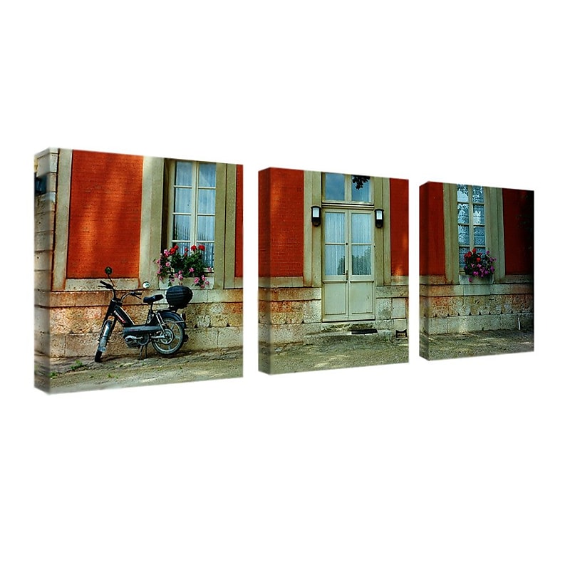 Trademark Fine Art 14" x 14" Canvas/MDF Gallery-Wrapped Canvas Art, Set/3 image 1