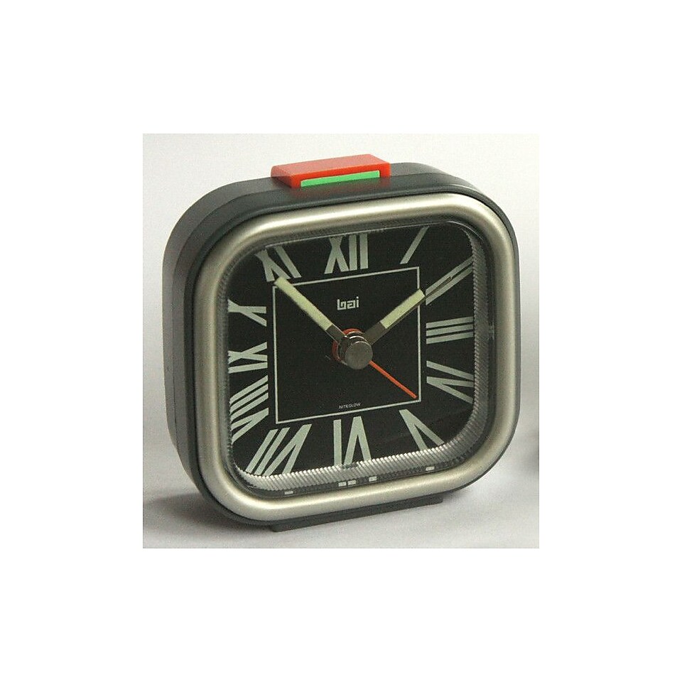 Bai Design Squeeze Me Travel Alarm Clock; Roma Black