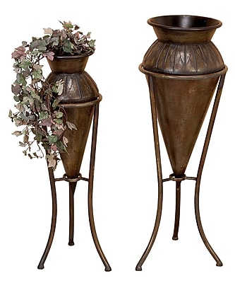 Aspire 2 Piece Round Plant Stand Set