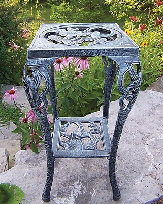 Oakland Living Hummingbird Novelty Plant Stand; Verdi Grey