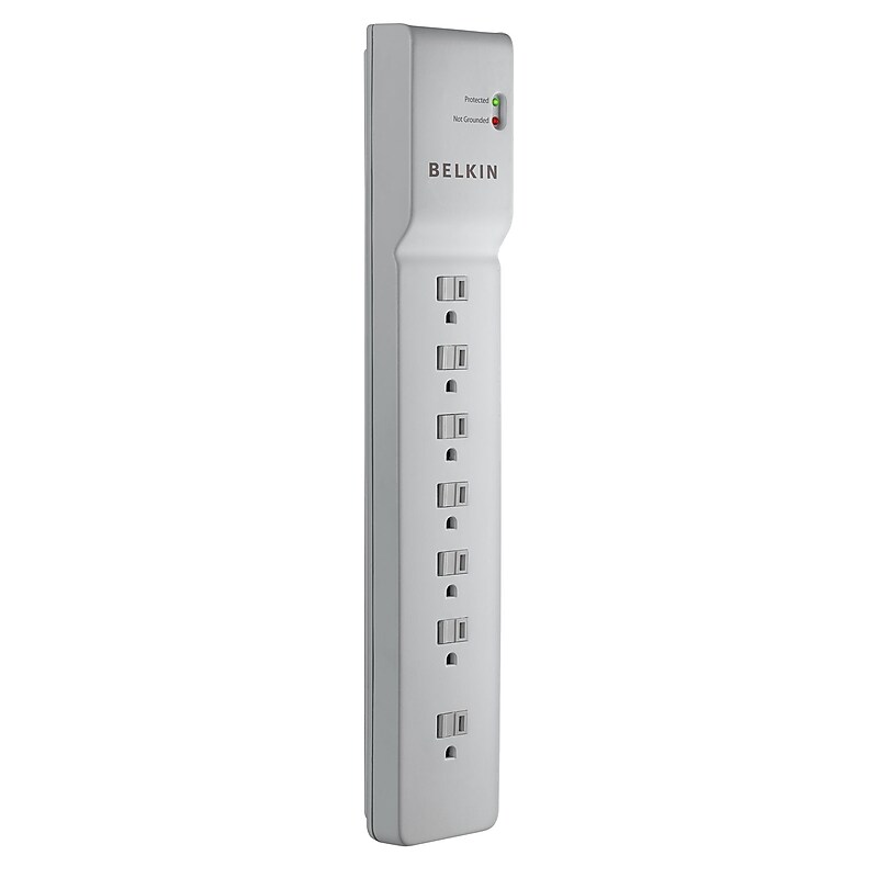 Belkin 7 Outlet Surge Protector, 7' Cord, 750 Joules (BE107000-07-CM) image 1