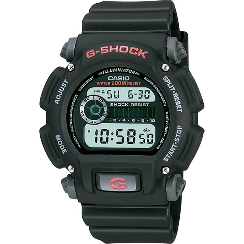 Casio® DW-9052-1VCF G-Shock Men's Analog Sports Wrist Watch, Black image 1