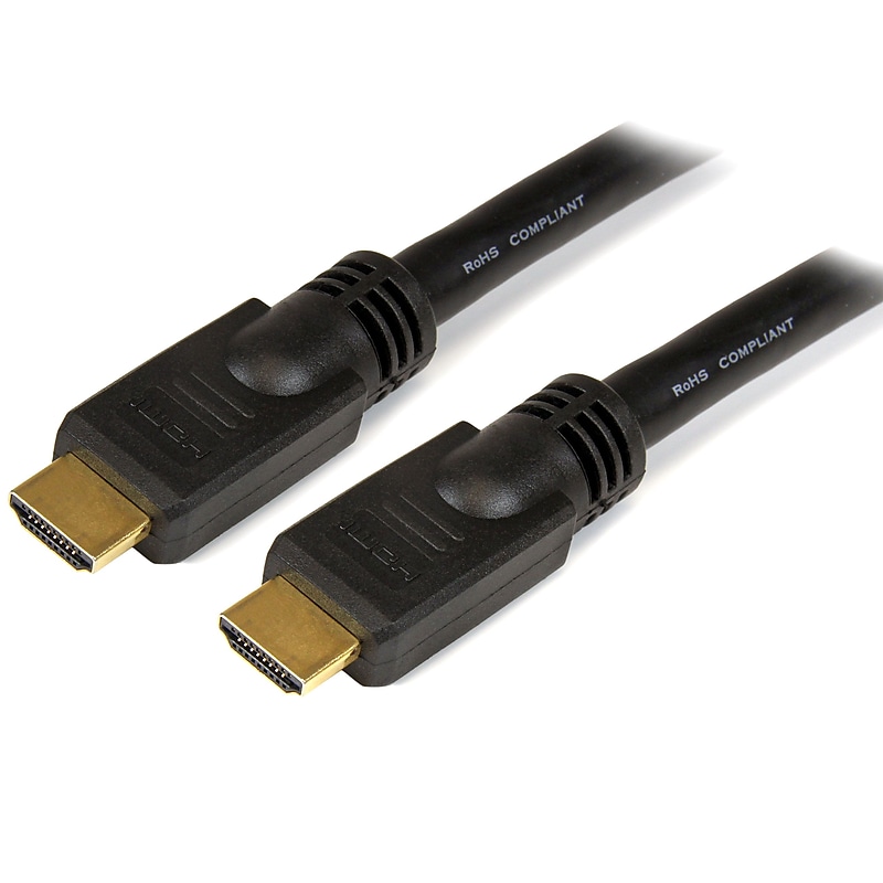 StarTech HDMM50 45.7317' HDMI S-Video Cable, Black image 1