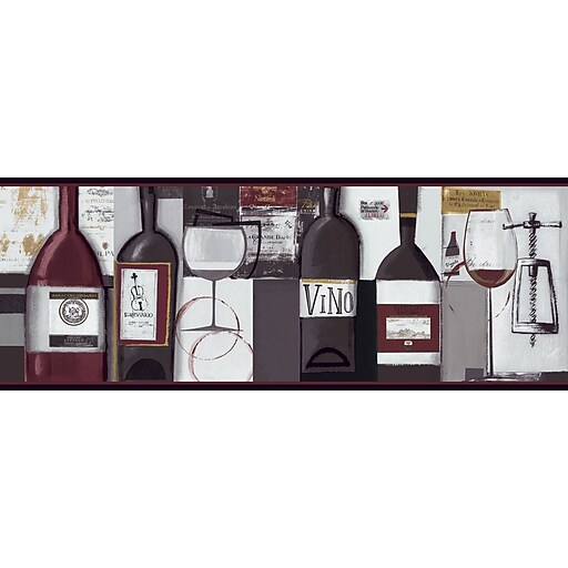 inspired by color borders contemporary wine border black with red