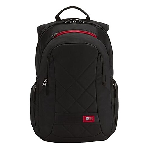 Case Logic Laptop Backpack, Black Polyester (DLBP114K) at Staples