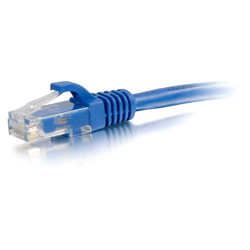 C2G 3ft Cat5e Snagless Unshielded (UTP) Network Patch Cable - Blue image 1