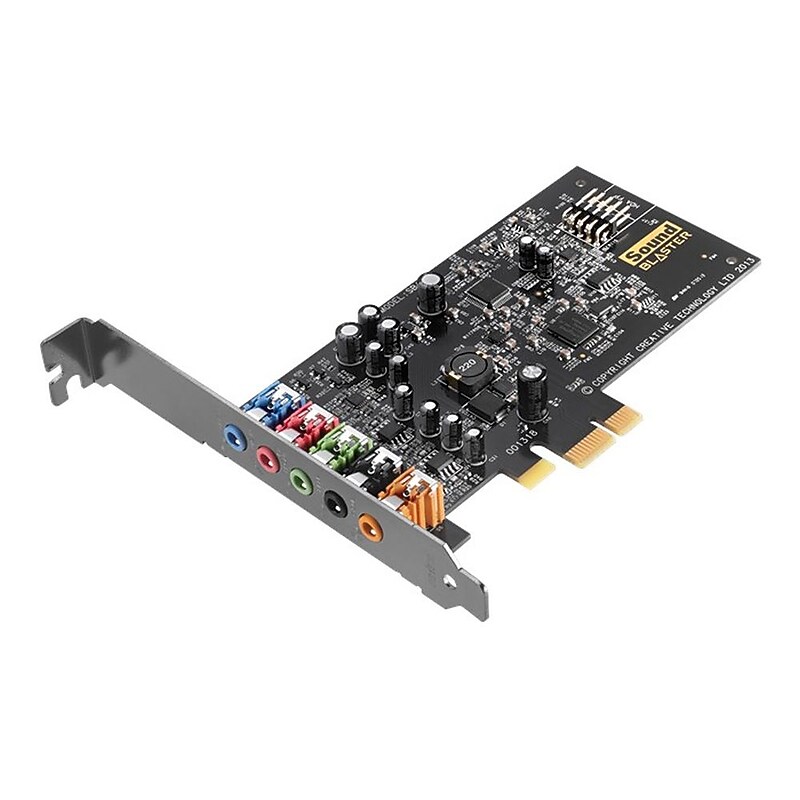 Creative® 70SB157000000 Sound Blaster Audigy FX 5.1 PCIe Sound Card W/SBX Pro Studio