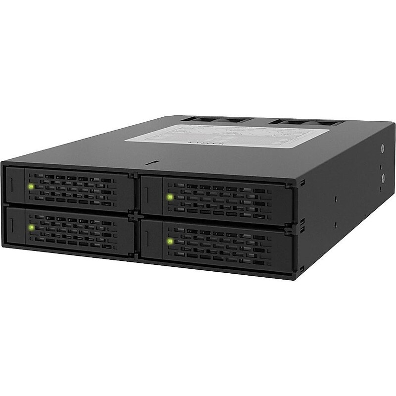 Icy Dock® MB994SP-4SB-1 ToughArmor 4 x 2.5" SATA HDD Hot Swap Mobile Rack; Matt Black image 1