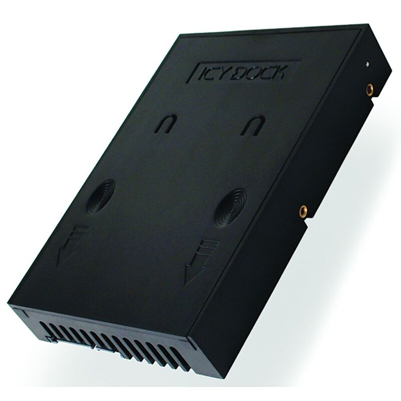 Icy Dock® EZConvert 2.5" To 3.5" SATA SSD/Hard Drive Converter; Black image 1
