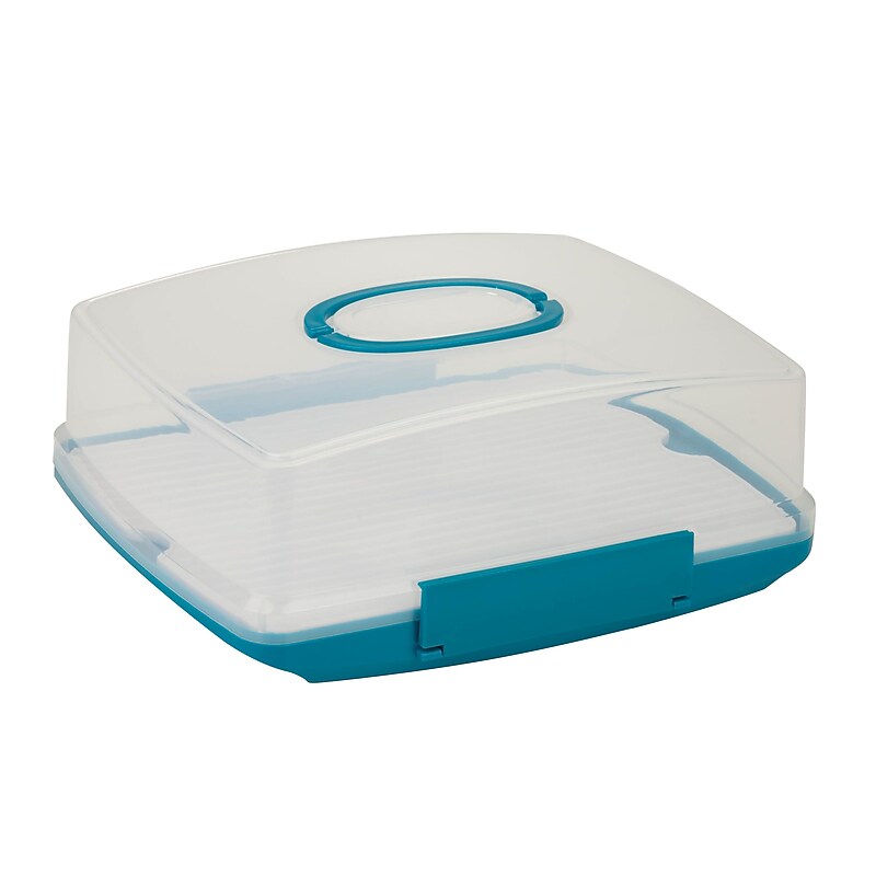 Honey Can Do Rectangular Cake Carrier with Locking Tabs and Handle image 1