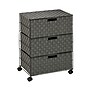 Honey-Can-Do Double Drawer Woven Fabric Storage Organizer, Salt & Pepper~#|#~m000957634_sc7