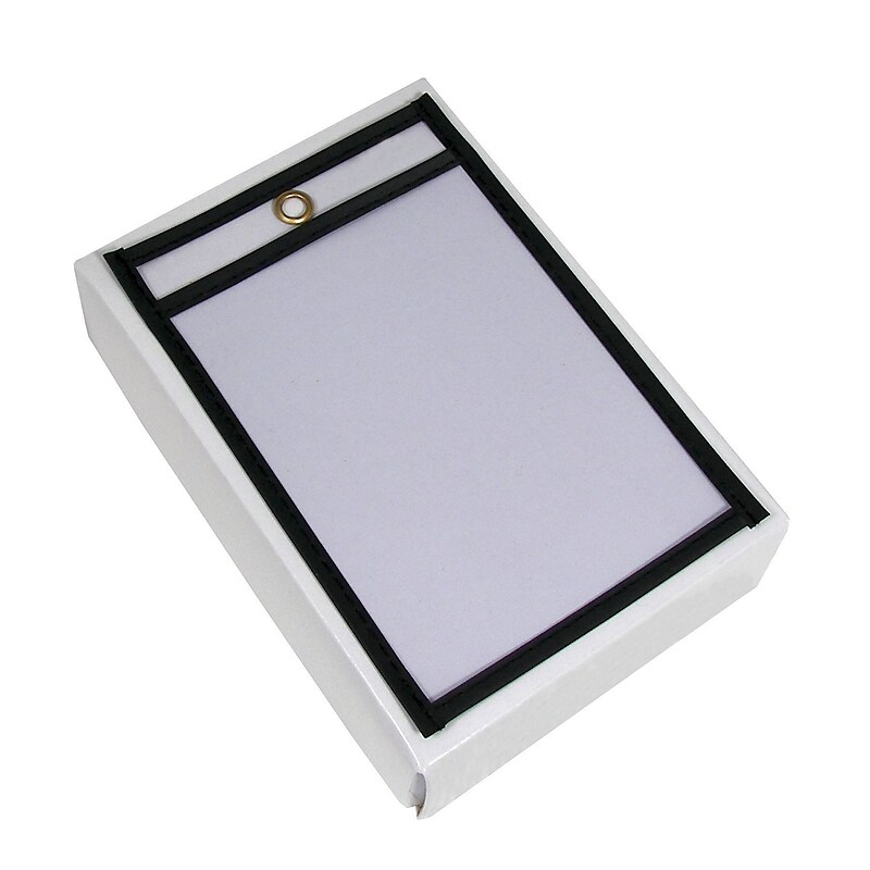 Partners Brand Job Ticket Holder, 4" x 6", 25/Pack (JTH101) image 1