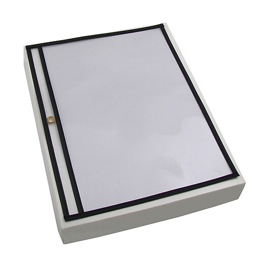 Partners Brand Long Side Opening Job Ticket Holder, 12" x 9", 25/Pack at Staples