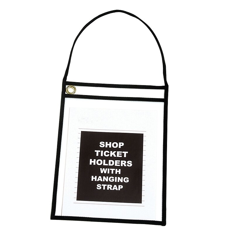 Partners Brand Standard Weight Job Ticket Holder, 9" x 12", White, 15/Carton (JTH123) image 1