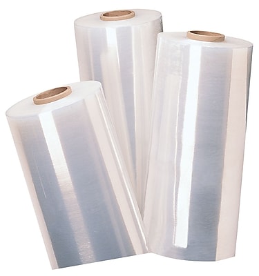 17.2" x 1500' 38 Gauge Pre-Stretched Stretch Wrap, Clear, 4/Carton (SF183PS)