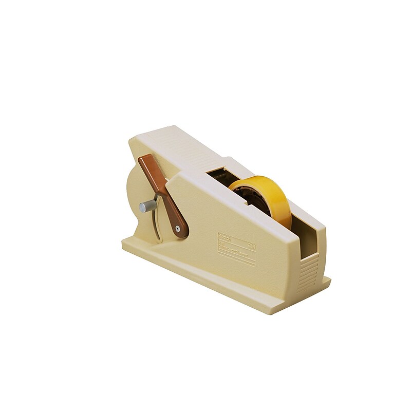 Scotch M96 1" Tabletop Packing Tape Dispenser, Tan (TD3M96) image 1