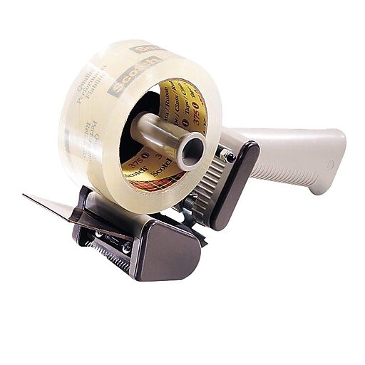3M™ Scotch® 2" Handheld Low Noise Tape Dispenser, Gray (TD3MH150) Staples