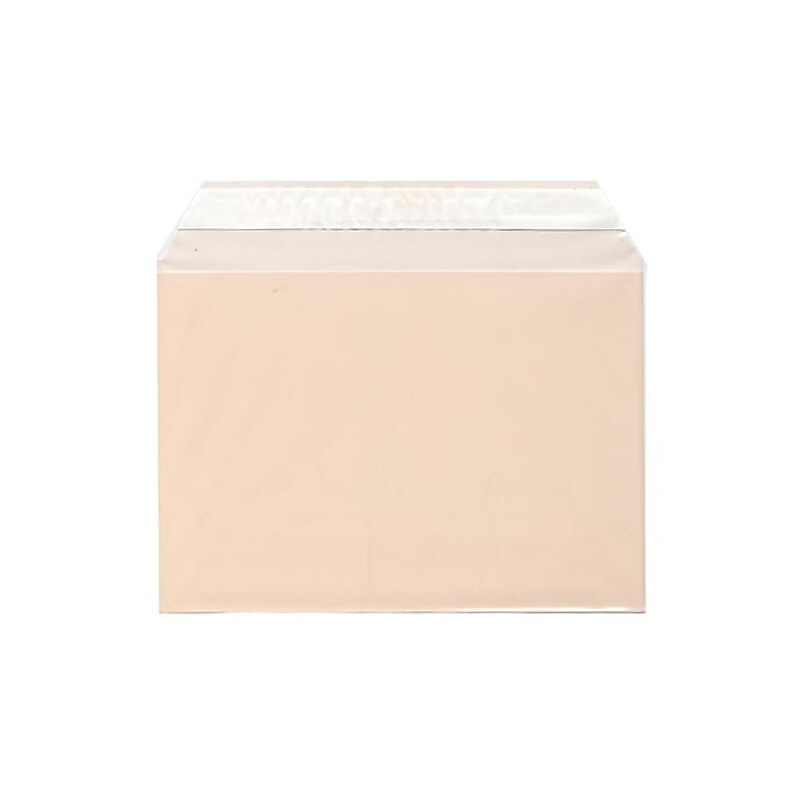 JAM Paper Cellophane Envelope with Self-Adhesive Closure, 5.0625 x 7.1875, Peach, 100/Pack (2785508) image 1