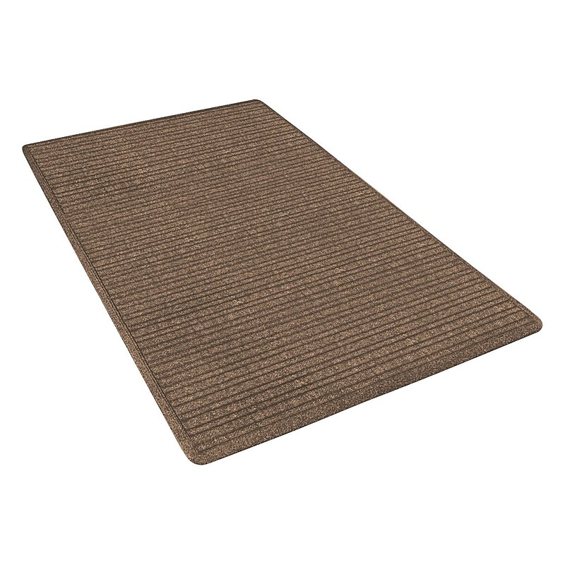 NoTrax Barrier Rib Tufted Polypropylene Yarn Superior Entrance Floor Mat, 3' x 5', Brown image 1