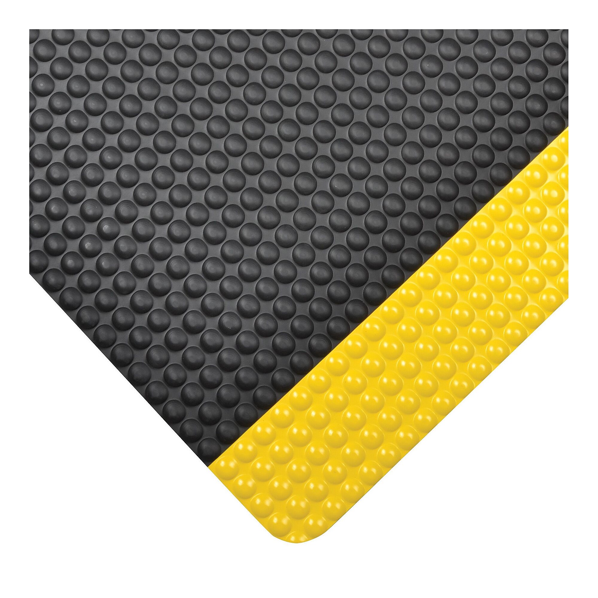 NoTrax Bubble Trax Grande Vinyl Dry Safety/Anti-Fatigue Floor Mat, 3′ x 5′, Black/Yellow (982S0035YB) Sansujyuku sansujyuku.com