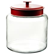 Anchor Hocking 1.5 gal Glass Montana Jar With Red Lid, Clear by